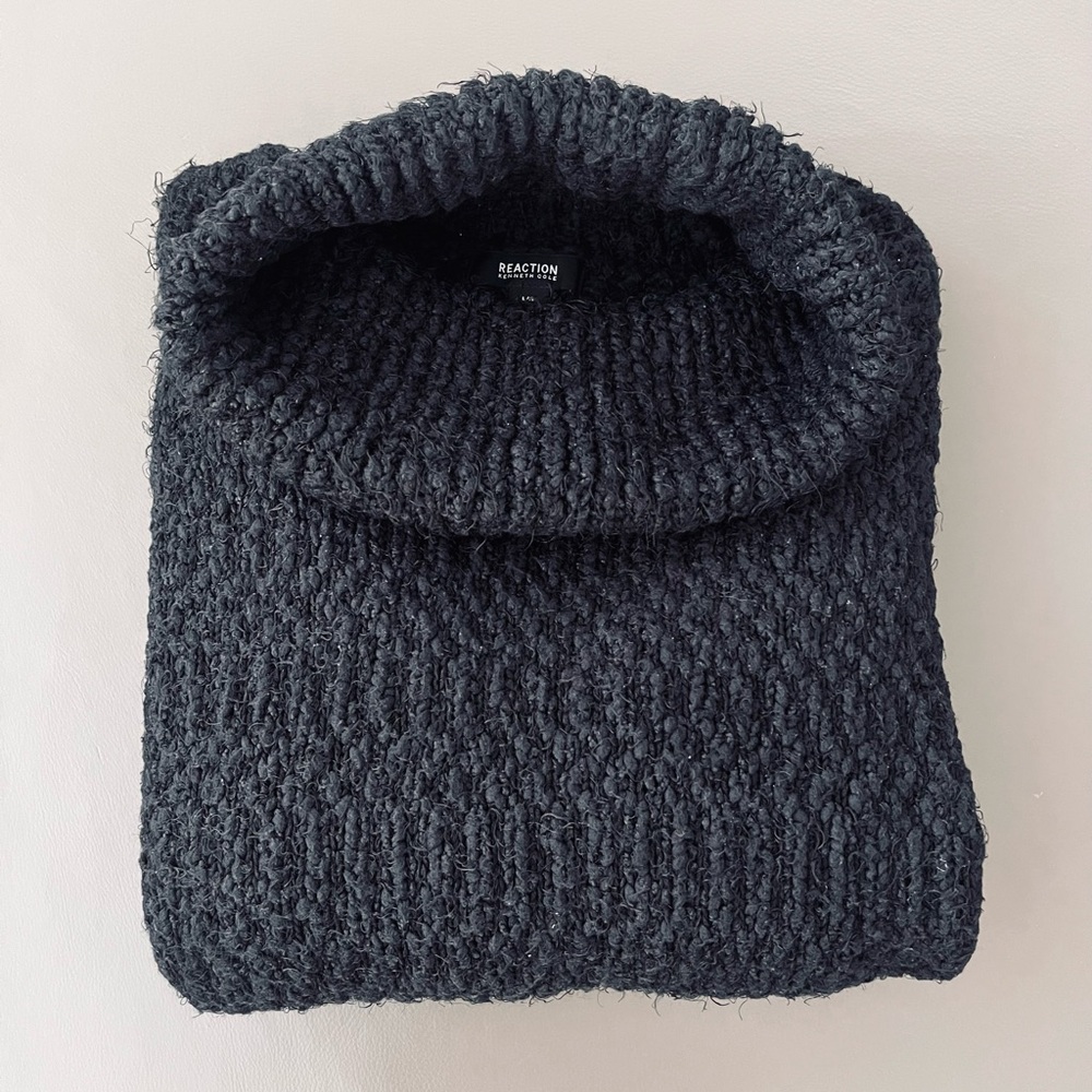 🔴 “Kenneth Cole Reaction” Black Cowl/Turtleneck Sweater - NO FURTHER DISCOUNT🌷